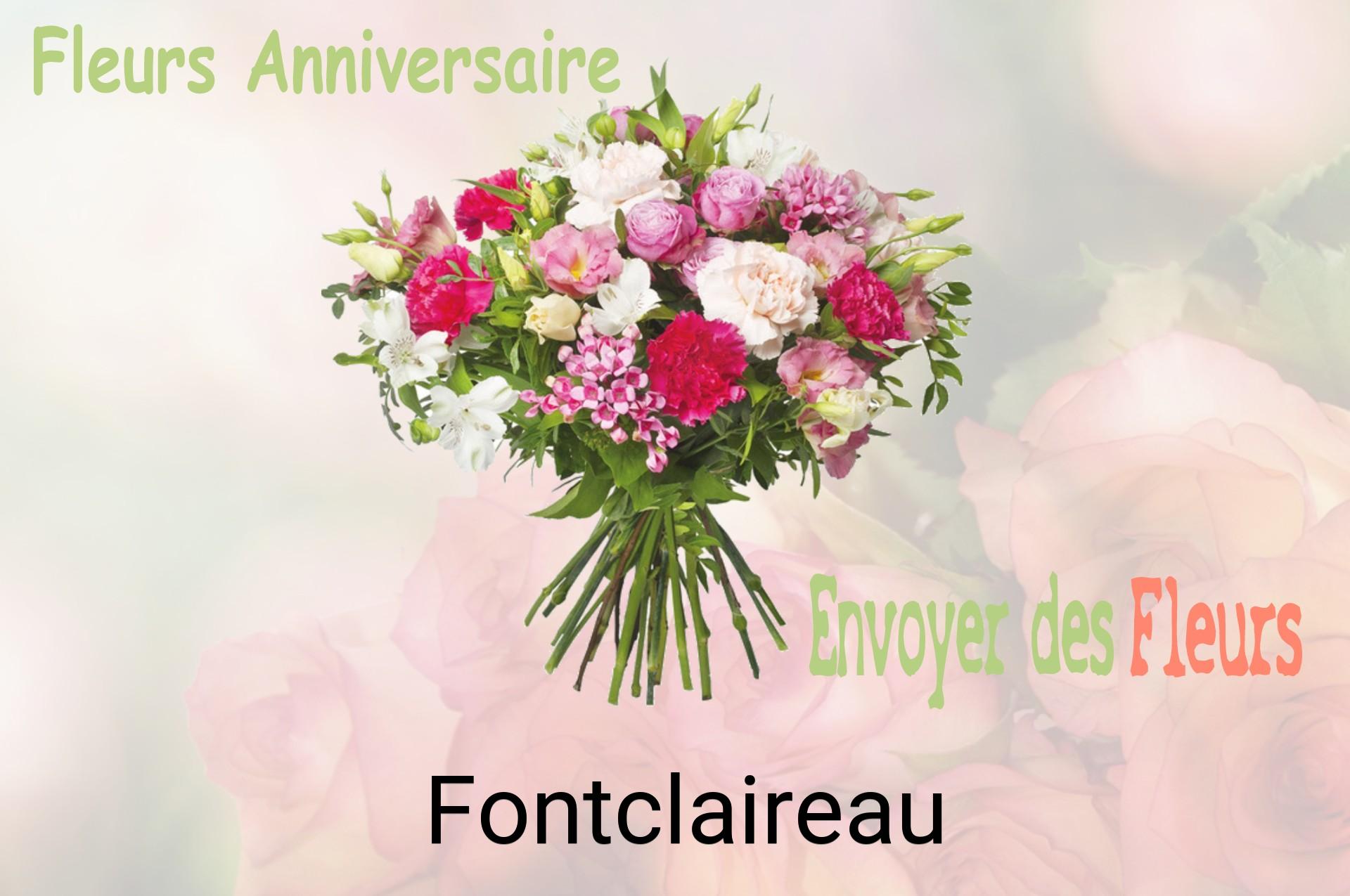 Bouquet de fleurs d’anniversaire livré à Fontclaireau