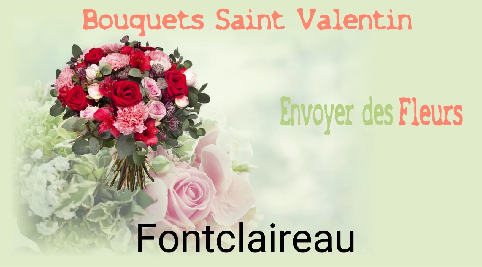 Roses de Saint-Valentin livrées à Fontclaireau